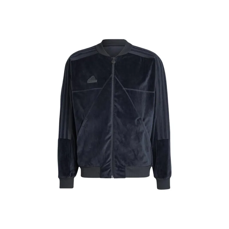 Adidas House Of Tiro Velour Bomber Jacket Unisex Black-0