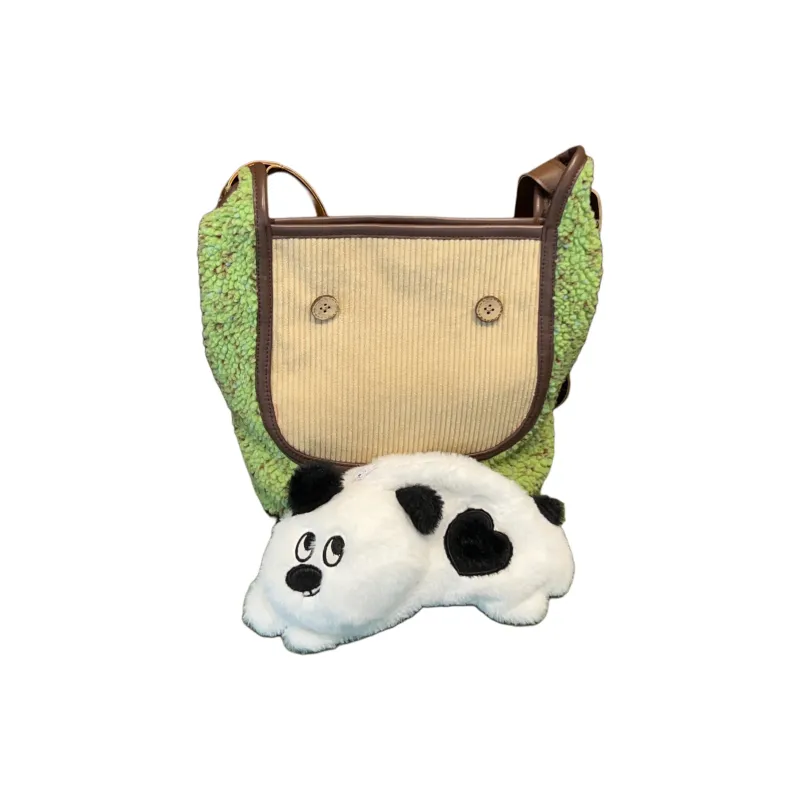 LUNA'S JOURNEY Polyester Shoulder Bag Regular Unisex Matcha-3