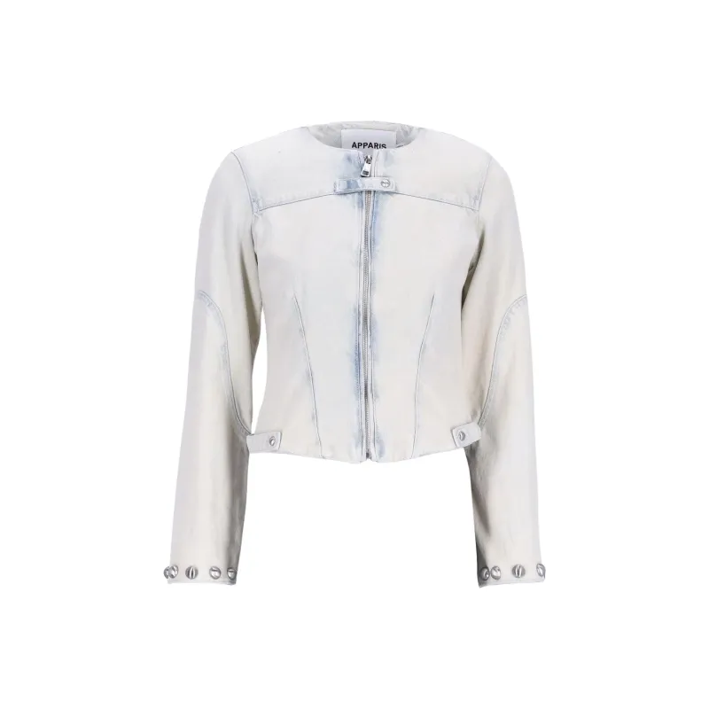 APPARIS Denim Jacket Women's Light Blue-0