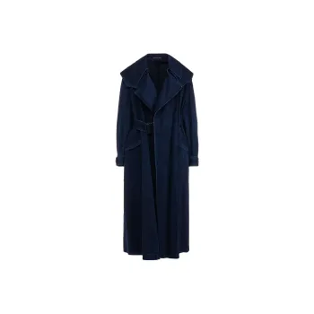 Yohji Yamamoto FW24 Y's Trench Coat Women's Blue