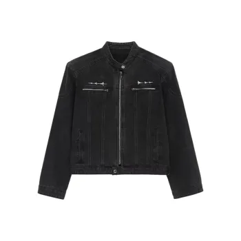 LESS BEARS Denim Jackets Unisex