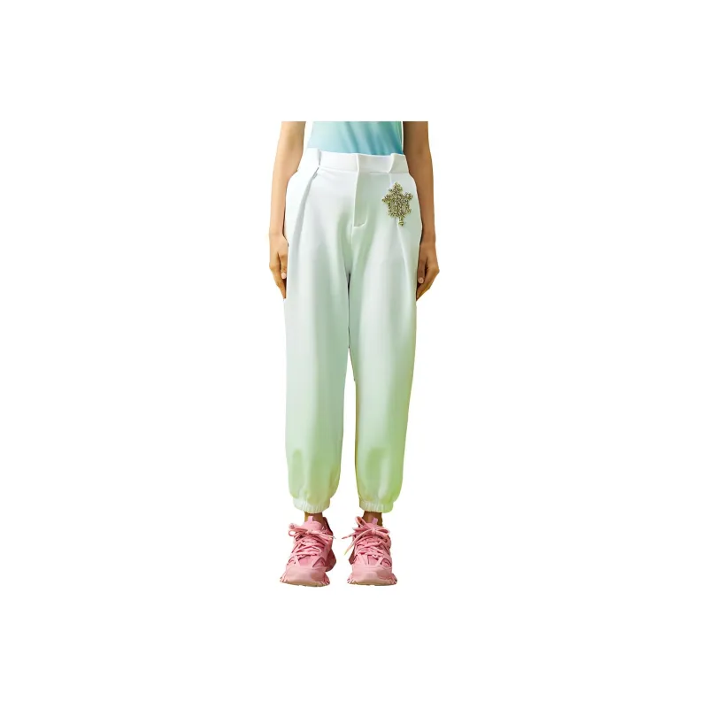 TCH Casual Pants Women's White-0