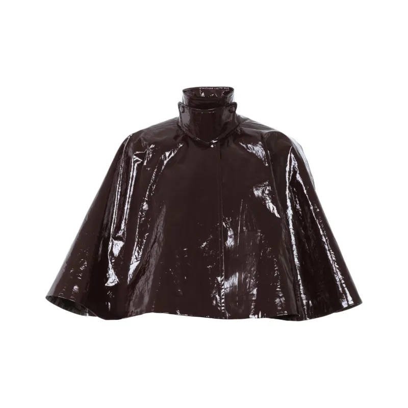 Chloé Collared Cape Jacket-0