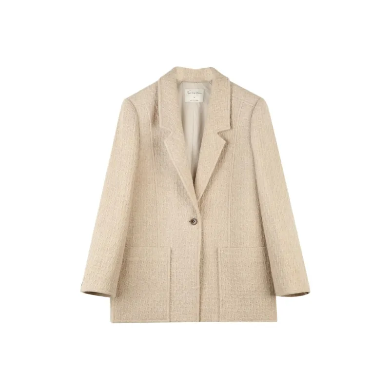 SOLIGHTER Business Suit Women's Moonlight Beige-0