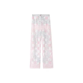 VERSACE Barocco-print Silk Trousers