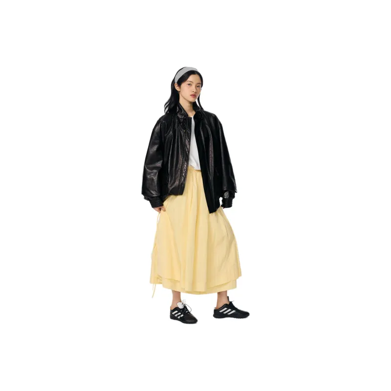 ULD Leather Jacket Women's Black-0