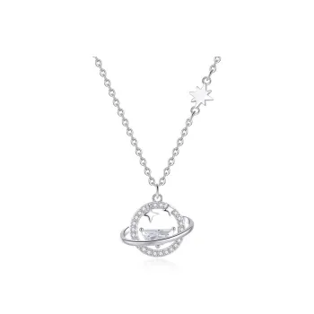 Seven Little Craftsmen 925 Sterling Silver Necklaces Women's