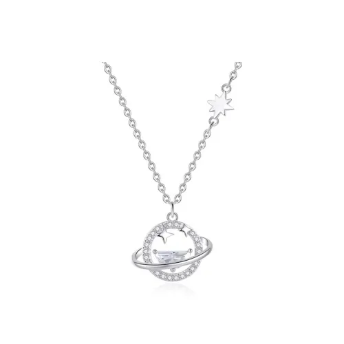 Seven Little Craftsmen 925 Sterling Silver Necklaces Women's