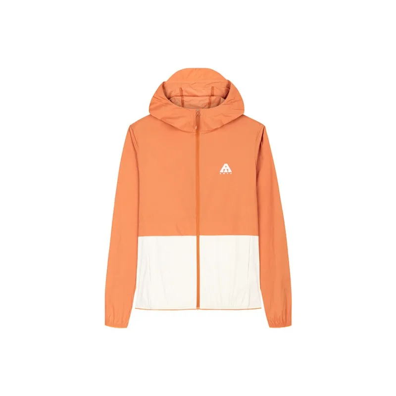 Anta Breathable Quick Dry UV Protection Sun Protection Clothing Women's Sunset Orange-0