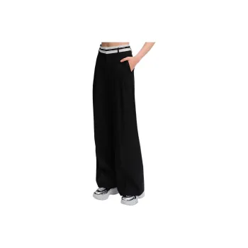 Blood Glitter Casual Pants Women's Black