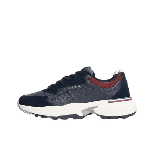 Tommy Hilfiger Anti Slip Wear Resistant Low Top Casual Shoes Men's Blue