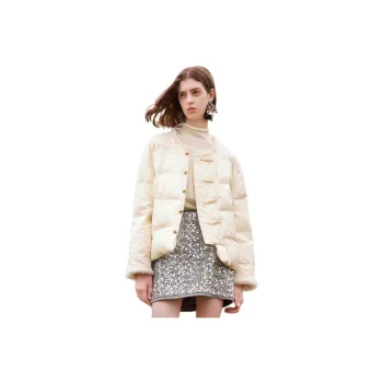 3COLOUR Puffer Jacket Women's Ecru