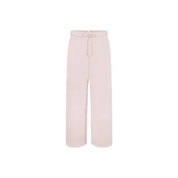 SKIMS COTTON FLEECE CLASSIC STRAIGHT LEG PANT Casual Pants Women's BARELY PINK/Light Pink