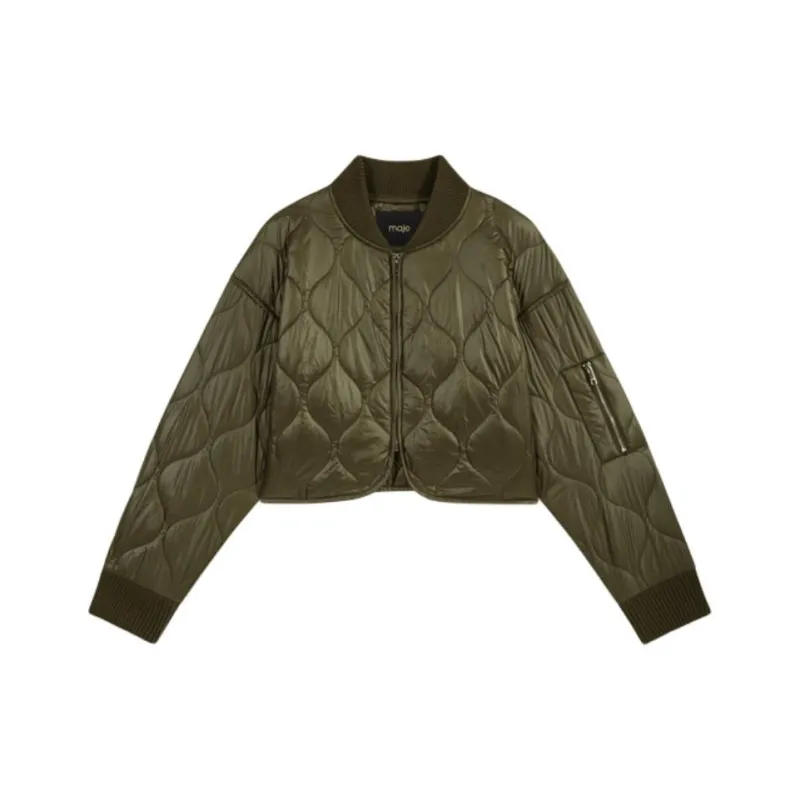 Maje Short Quilted Jacket-0