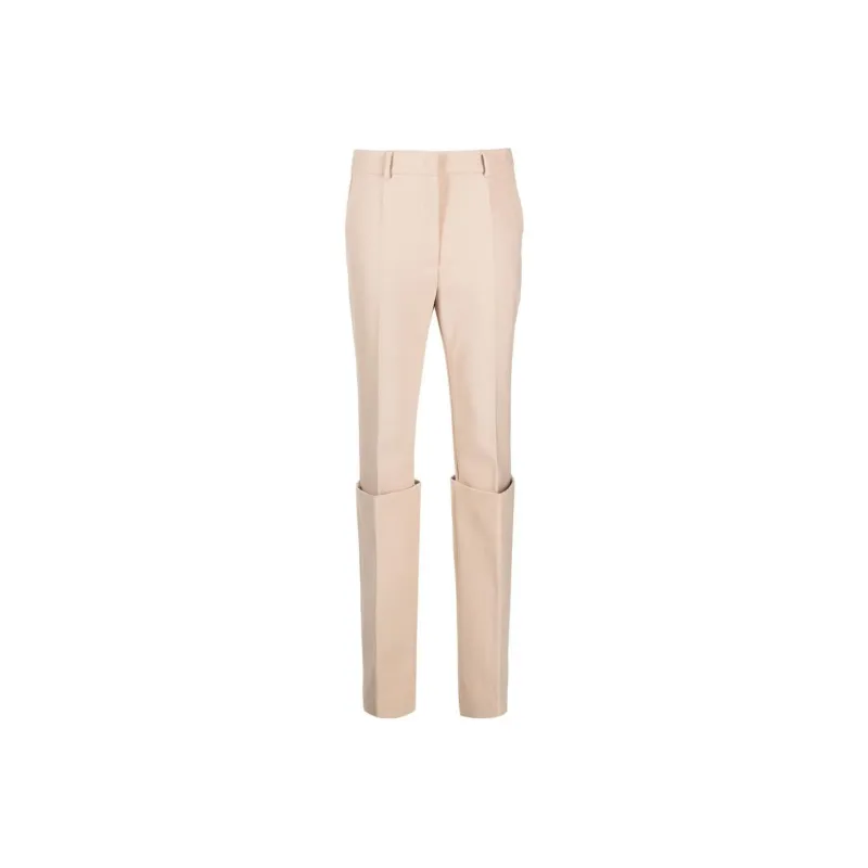 SportMax High Waist Straight Leg Trousers-0