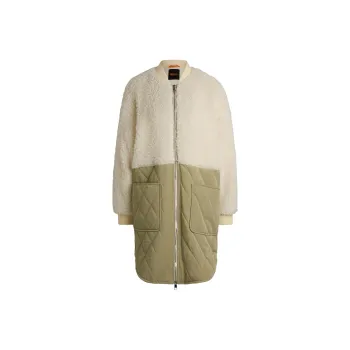 HUGO BOSS SS25 Puffer Jacket Women's Light Beige