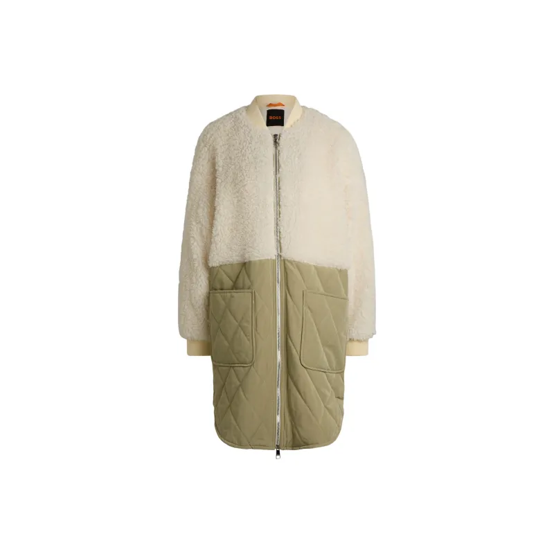 HUGO BOSS SS25 Puffer Jacket Women's Light Beige-0