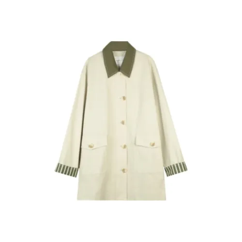BLUEerror Trench Coat Women's Avocado onlineshake