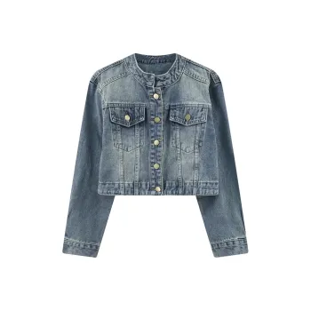 TUSHIFEI Denim Jacket Women's Image Color
