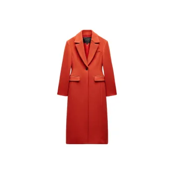 ZARA ZW Series Coats Women's Orange