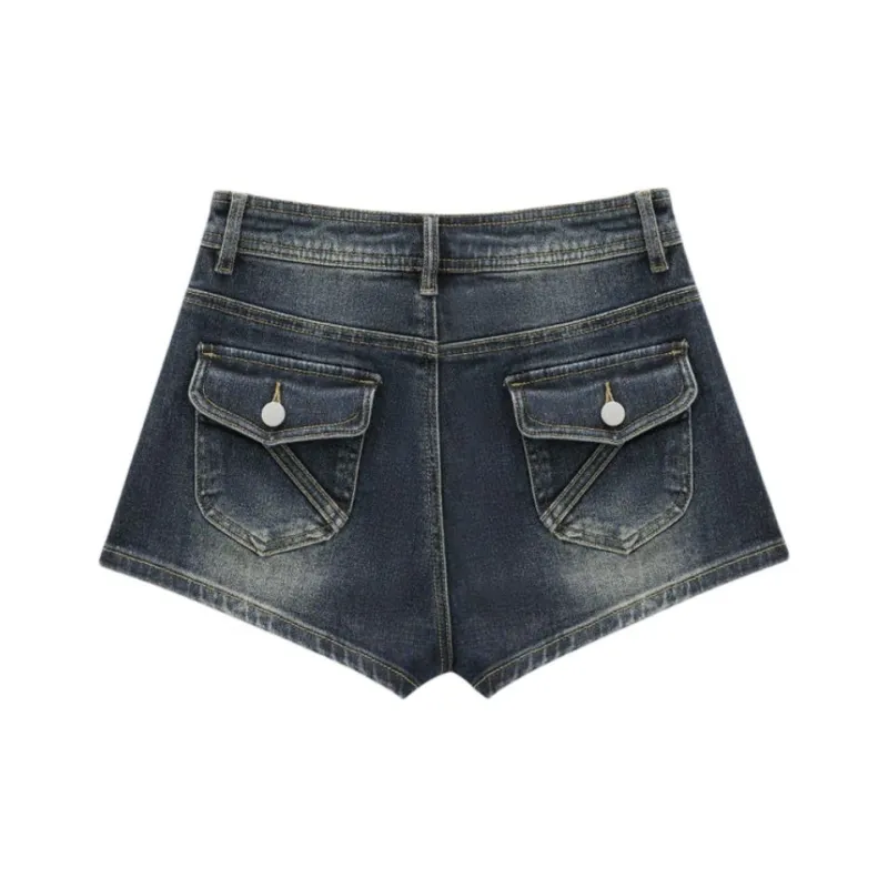Love To Serve Denim Shorts Women's-1