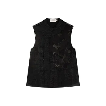 A LIFE ON THE LEFT Vest Women's Black