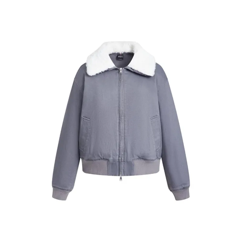 A21 Puffer Jacket Women's Dark Gray-0