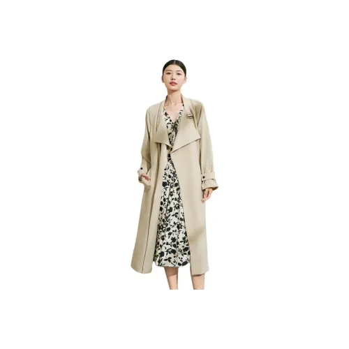 Fragment x ROZE Trench Coat Women's Khaki