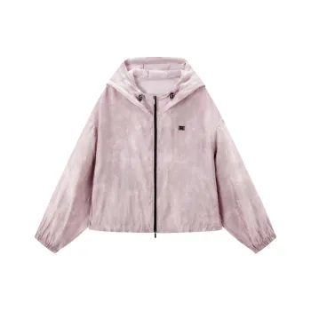 PEACEBIRD Cropped Coat Women's Ballet Pink
