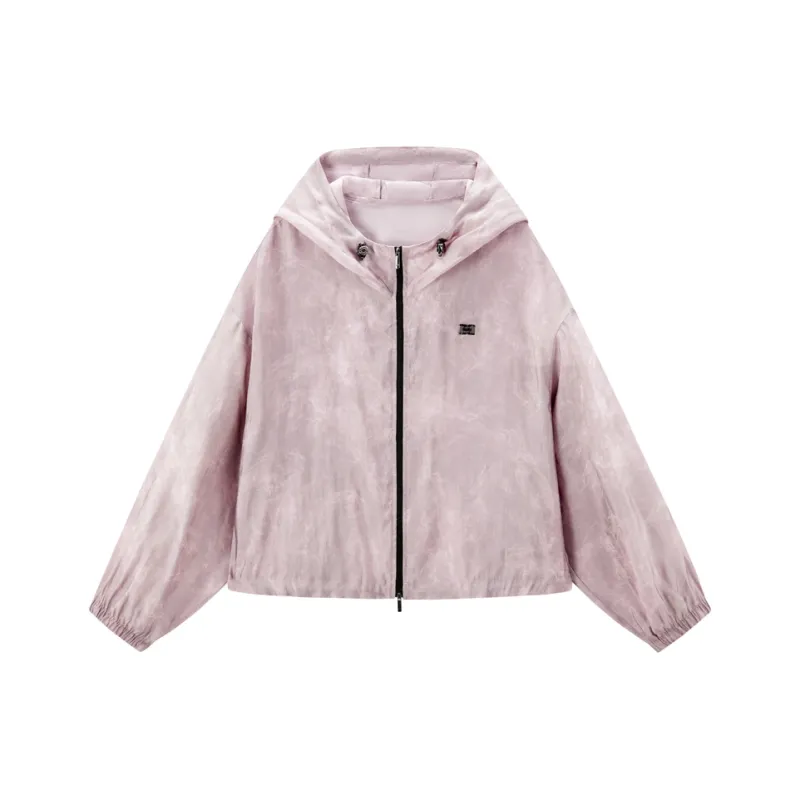 PEACEBIRD Cropped Coat Women's Ballet Pink-0