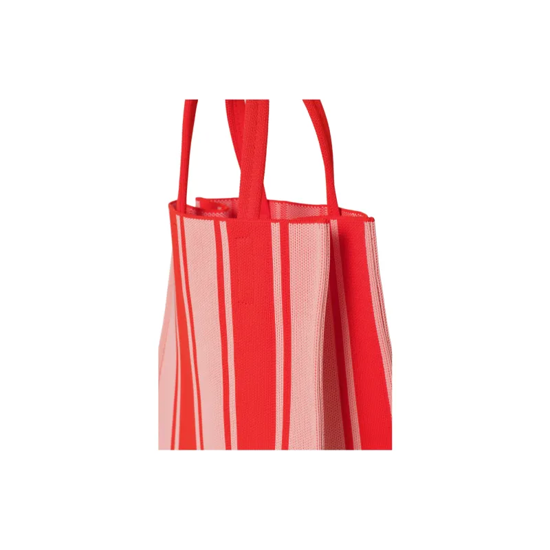 COS Polyester Tote Bag, Shopping Bag, Handbag Mini Women's Pink & Orange-2