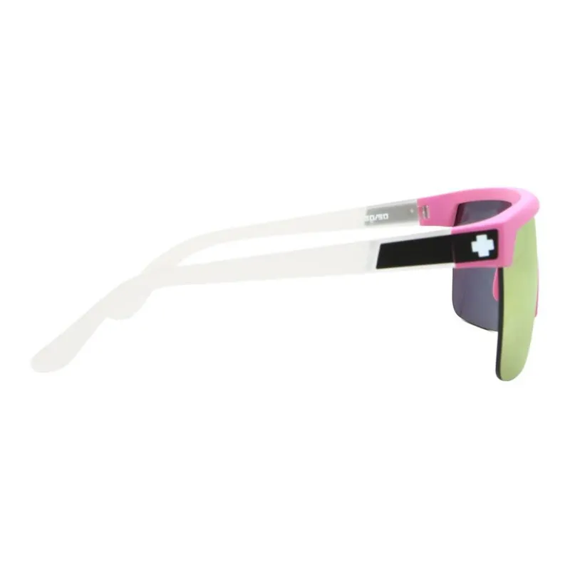 SPY Plastic Irregular Shape Sunglasses Men's Pink-2