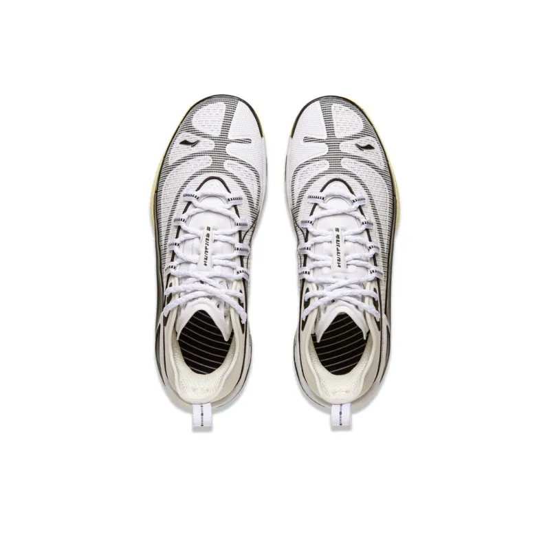 LiNing BadFive Abrasion Resistant Slip Resistant Low Top Basketball Shoes Men's White-3