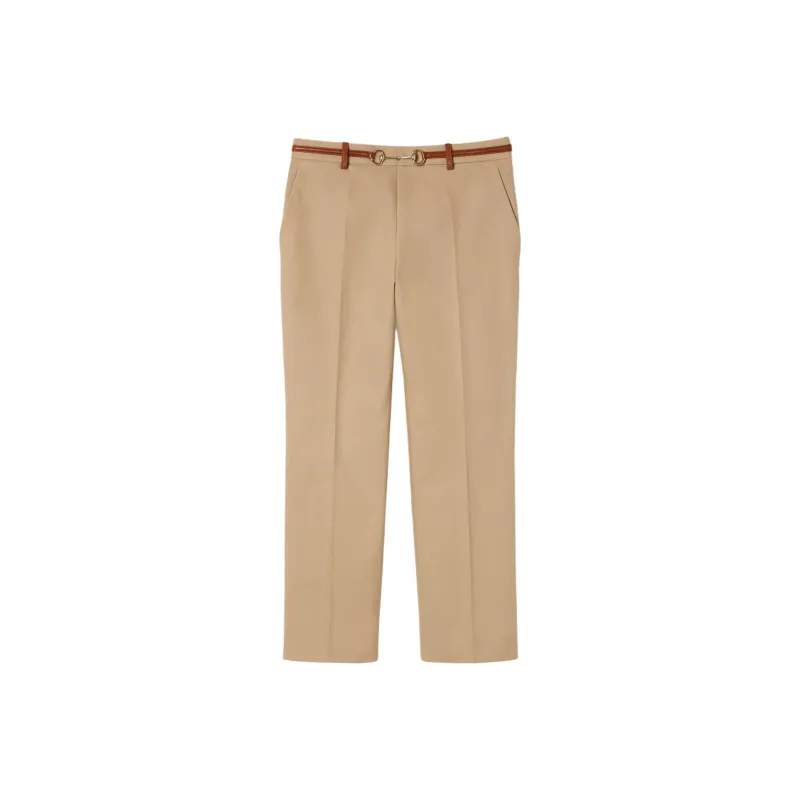 GUCCI Horsebit Drill Pants-0