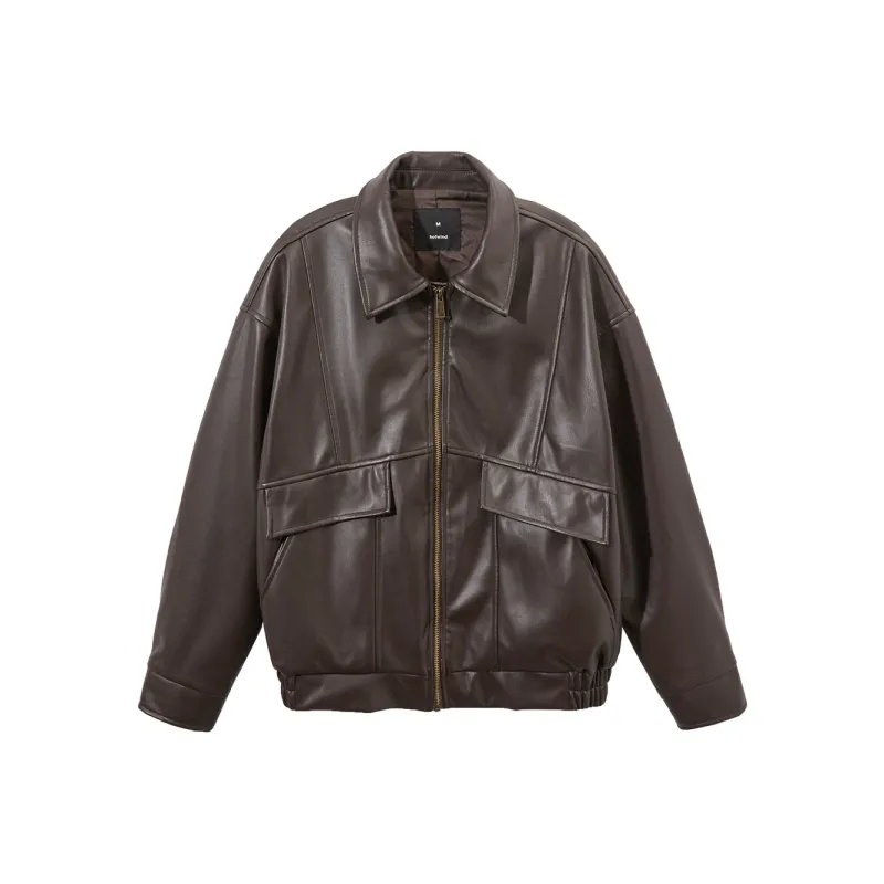 Hotwind Cropped Coats Women's Brown-0