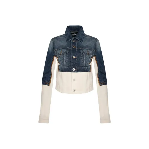 Jean Paul Gaultier Petit Grand Denim Jacket 'Ecru/Vintage Blue'