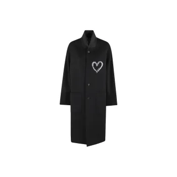 MOSCHINO SS25 Coat Women's Black