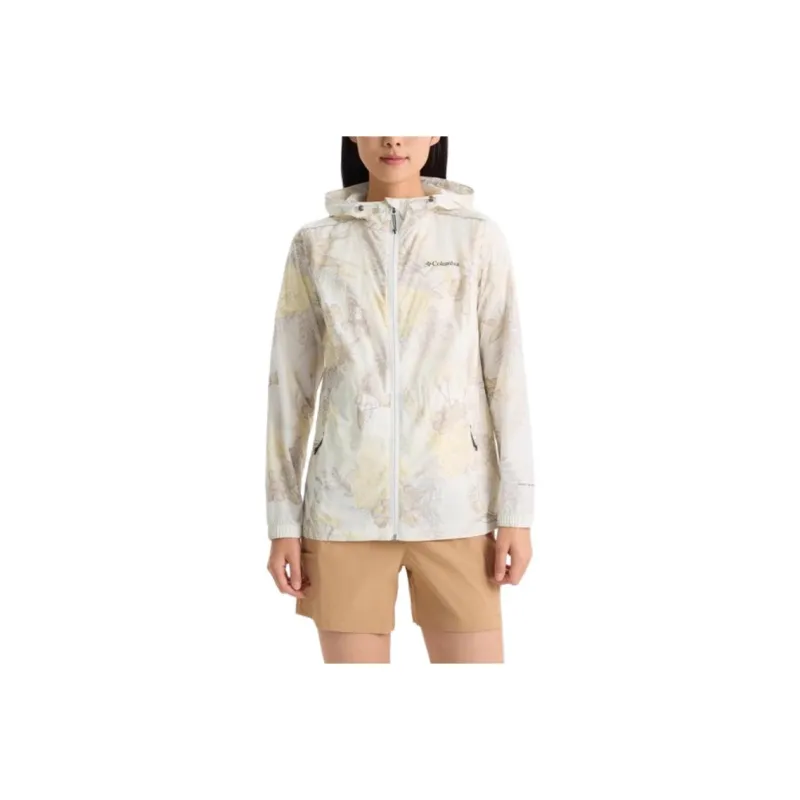 Columbia City Outdoor Collection Waterproof UV Protection Sun Protection Clothing Women's Ecru-0