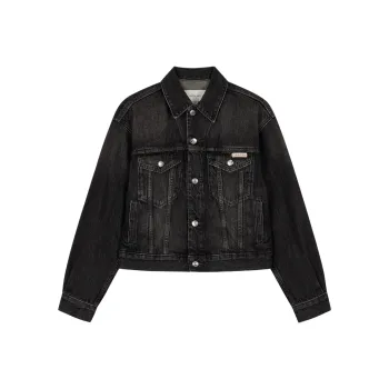 CALVIN KLEIN Denim Jacket Women's Black