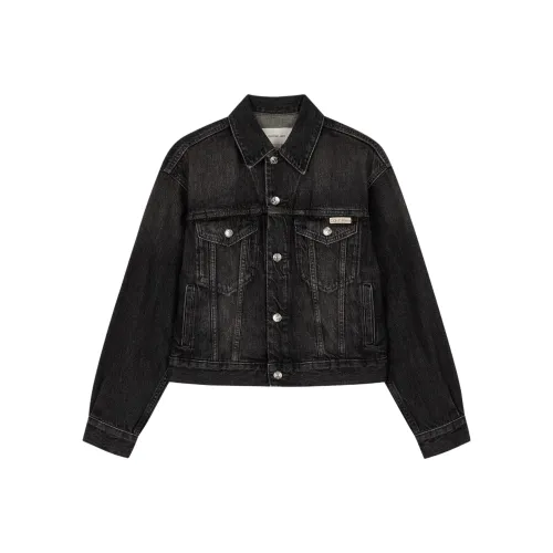 CALVIN KLEIN Denim Jacket Women's Black