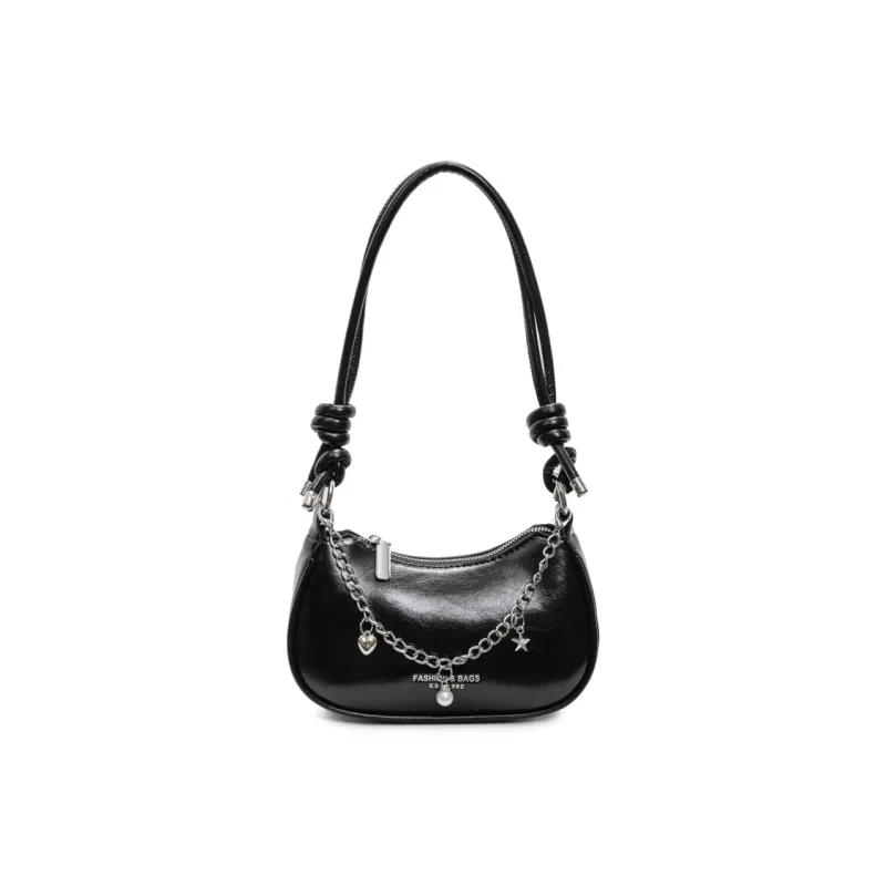 TOUTSEUL YOLO PU Crossbody Underarm Shoulder Bag Women's Ecru/Gray/Pink/Black-13