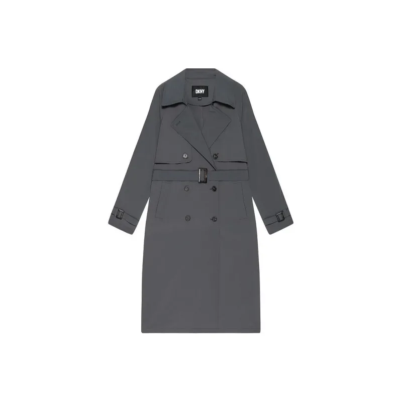 DKNY SS24 Trench Coat Women's Gray-0