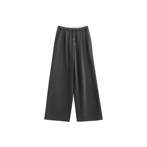 Initial Language Casual Pants Women's Dark Gray