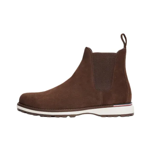 Tommy Hilfiger Chelsea Boots 3.4cm Men's Brown