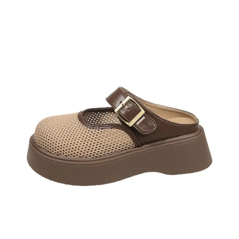 King Jinmai Rubber Sole Slip Resistant Closed Toe Slippers Women's-0