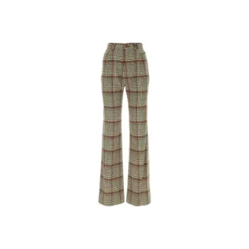 Vivienne Westwood Checked Straight Leg Trousers