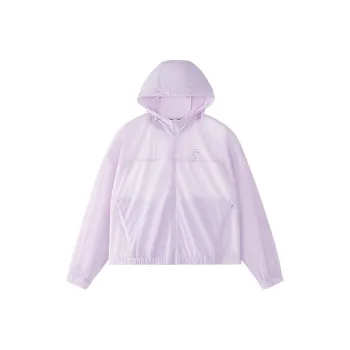 FILA FUSION LIFE Cropped Coats Women's Cloud Robe Purple