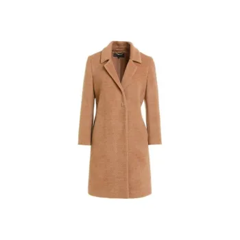 QIAOWANNI Coats Women's Almond
