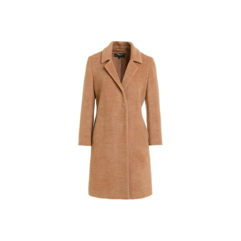 QIAOWANNI Coats Women's Almond-0