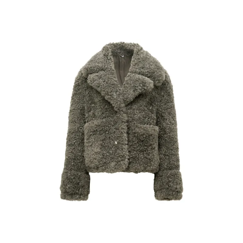 Lost In Echo Velvet feel Coat Unisex-0